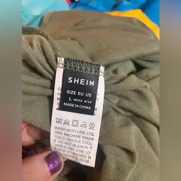 NWOT SHEIN faux wrap around dress - Picture 5 of 10